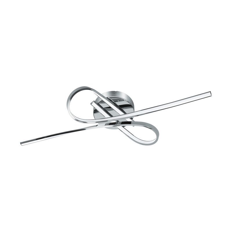 Aluminiowy design plafon sufitowy chromowany, Tinus, 10W, 3000K LED