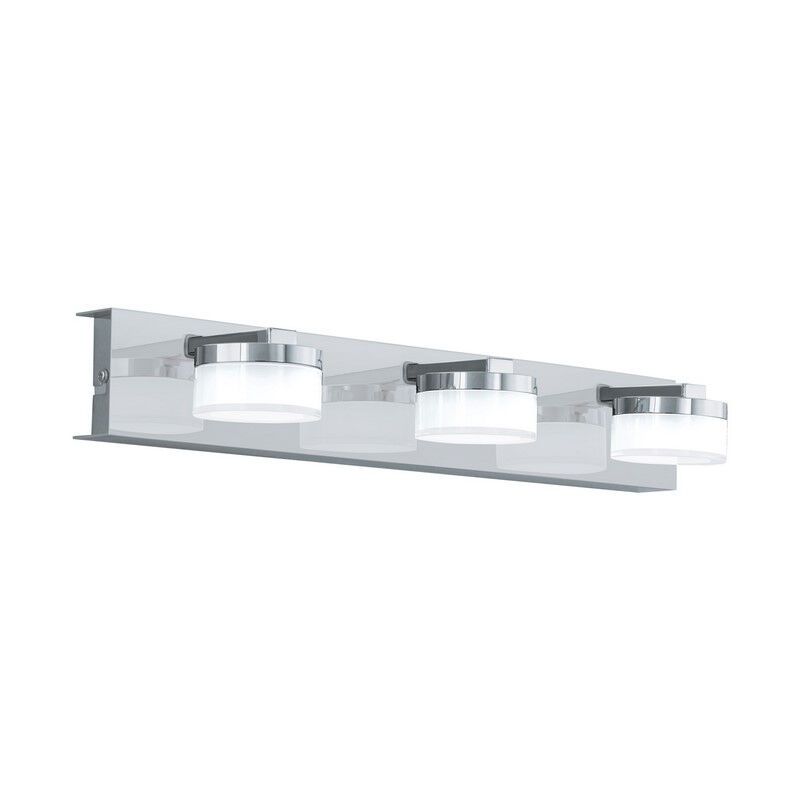 Plastikowy nowoczesny kinkiet chromowany, Busra, 7W, 3000K LED, IP44 Plastikowy nowoczesny kinkiet chromowany, Busra, 7W, 3000K LED, IP44