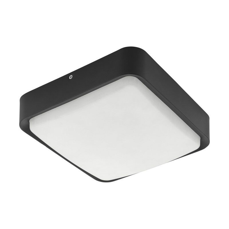 Aluminiowa lampa zewnętrzna czarna, Mace, IP44