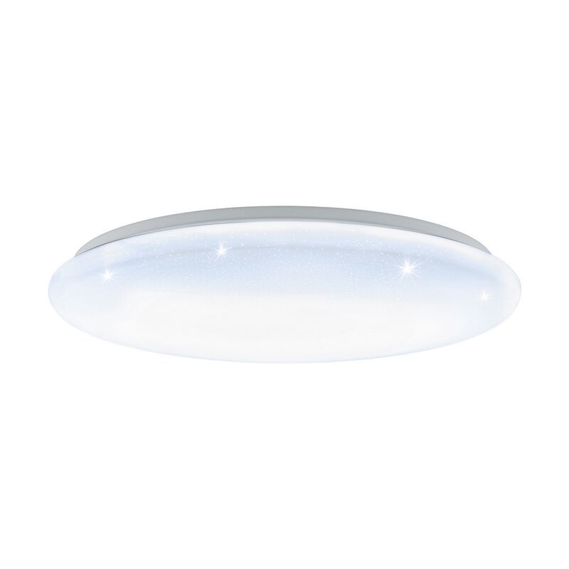 Stalowy plafon sufitowy biały, Patryk, 40W, white switch LED