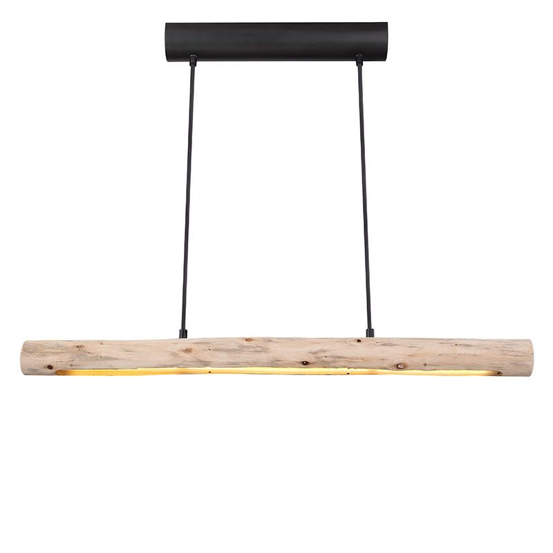 Drewniana lampa wisząca brązowa, Abbas, 15W, 3000K LED