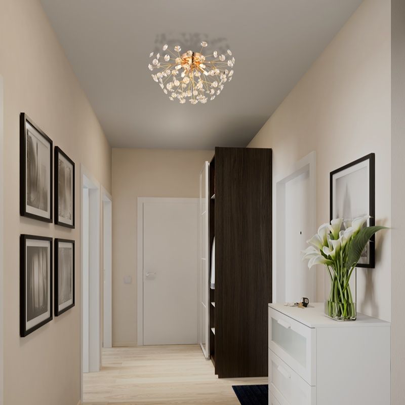 Kryształowa design lampa sufitowa złota, Kajal Kryształowa design lampa sufitowa złota, Kajal