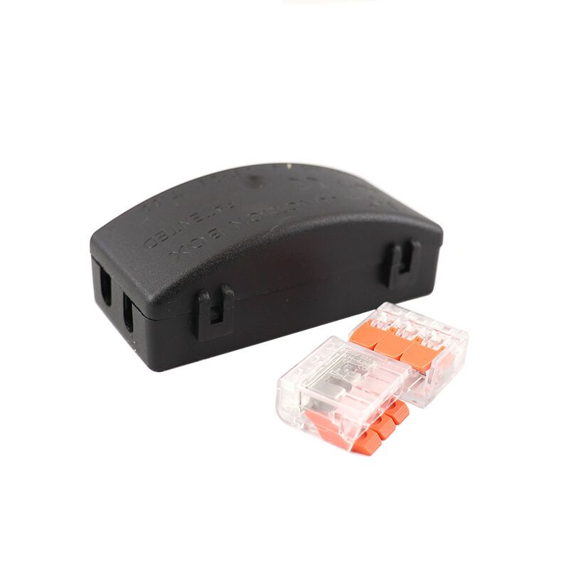 Czarne złącze kablowe IP20 maksymalnie 3 x 2,5 mm Czarne złącze kablowe IP20 maksymalnie 3 x 2,5 mm