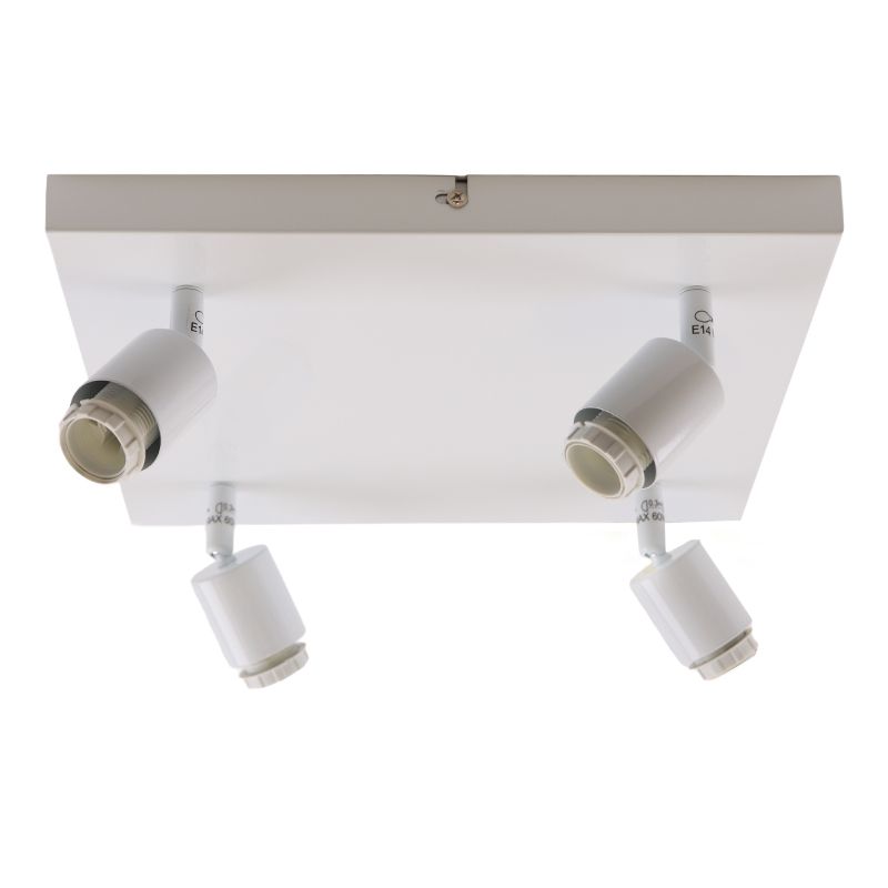 Aluminiowa rozeta do lamp biała, Rika Aluminiowa rozeta do lamp biała, Rika