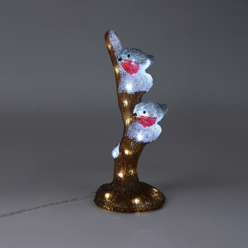 Lampki LED rudziki na gałęzi, do użytku wewnątrz i na zewnątrz Lampki LED rudziki na gałęzi, do użytku wewnątrz i na zewnątrz