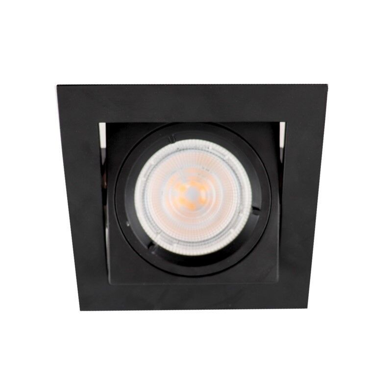 Metalowa oprawa sufitowa wpuszczana czarna, Filo