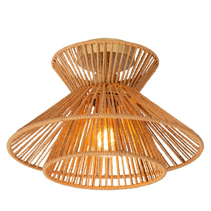 Rattanowa lampa sufitowa brązowa, Tasman Rattanowa lampa sufitowa brązowa, Tasman