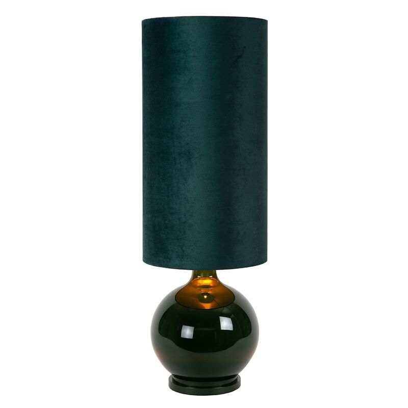 Zielona lampa stojąca retro, Esterad, z przełącznik Zielona lampa stojąca retro, Esterad, z przełącznik