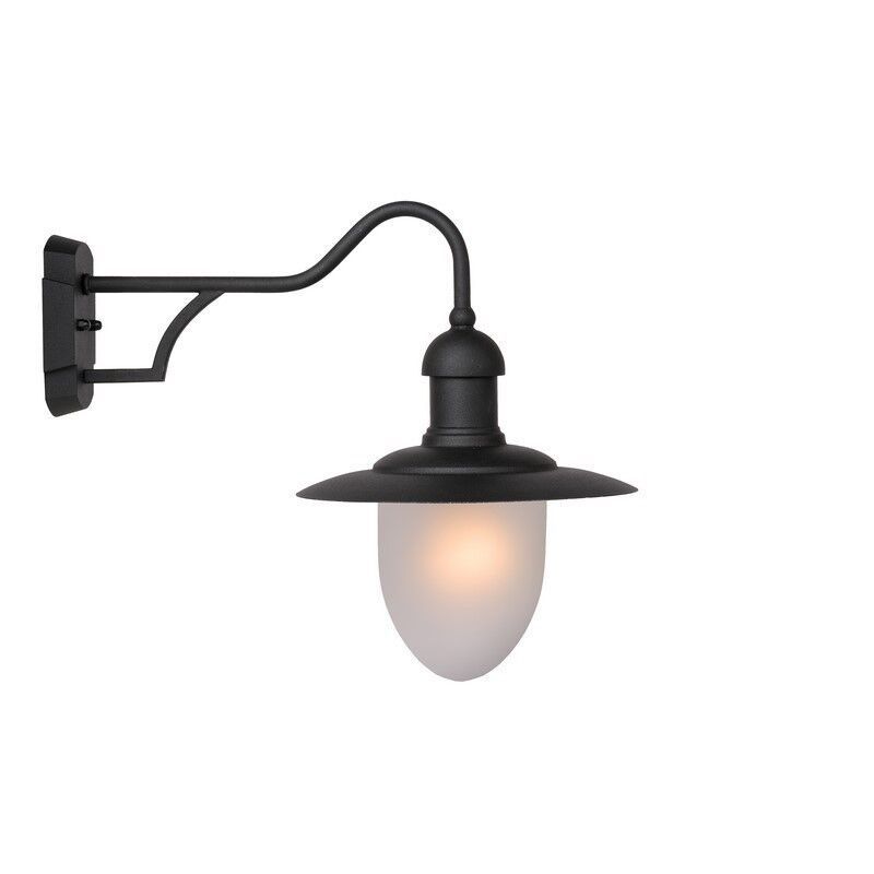 Czarna lampa zewnętrzna rustykalna, Aruba, IP44 Czarna lampa zewnętrzna rustykalna, Aruba, IP44
