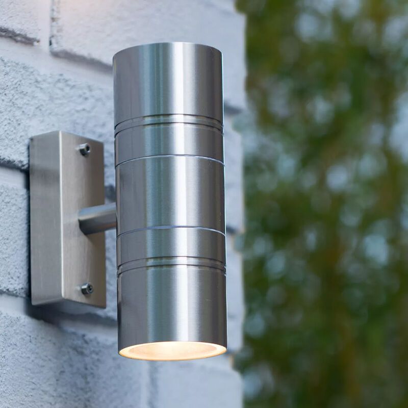 Chromowany kinkiet up down nowoczesny, Arne, IP44