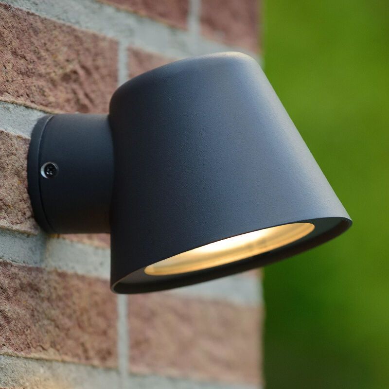 Antracytowa lampa zewnętrzna nowoczesna, Dingo, IP44 Antracytowa lampa zewnętrzna nowoczesna, Dingo, IP44