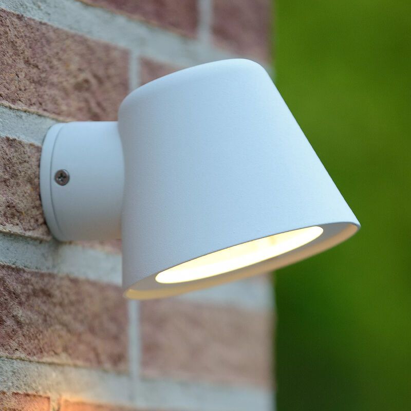 Biała lampa zewnętrzna nowoczesna, Dingo, IP44 Biała lampa zewnętrzna nowoczesna, Dingo, IP44