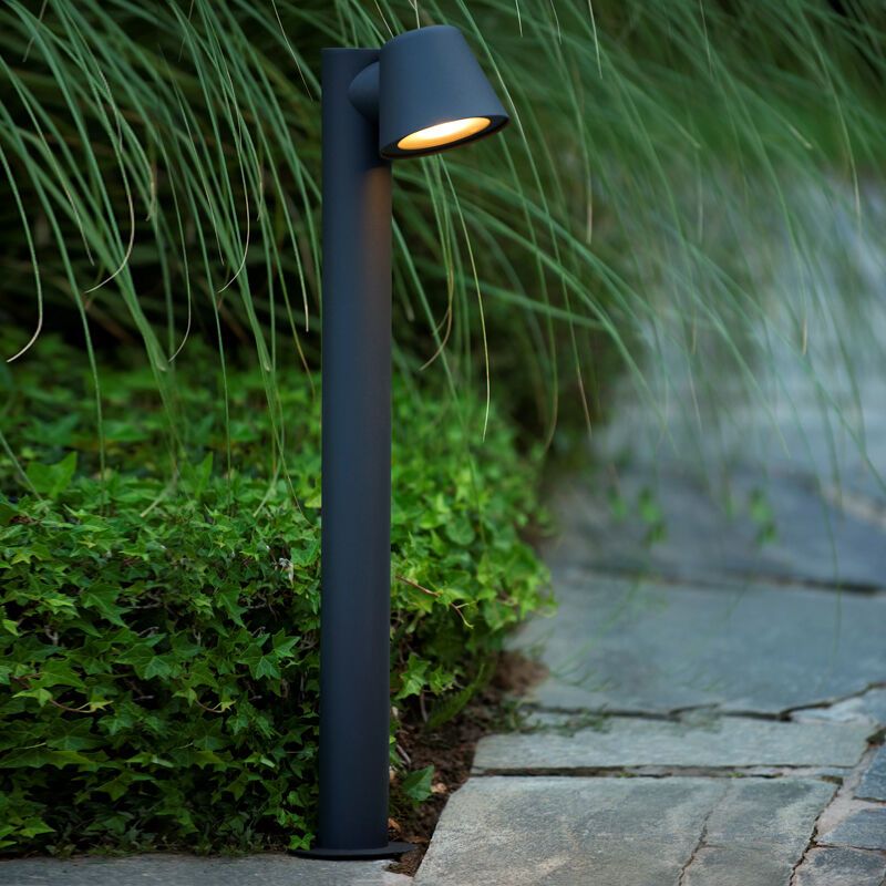 Antracytowa lampa zewnętrzna nowoczesna, Dingo, IP44 Antracytowa lampa zewnętrzna nowoczesna, Dingo, IP44