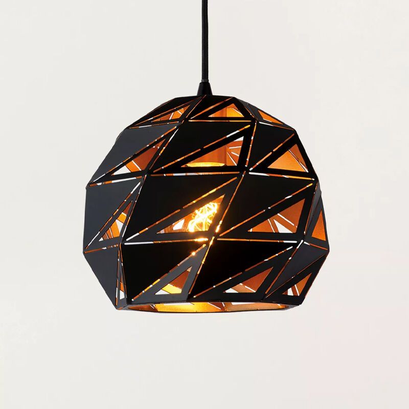 Czarna lampa wisząca nowoczesna, Malunga