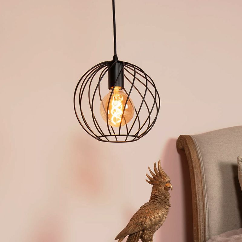 Czarna lampa wisząca klasyczna, Danza Czarna lampa wisząca klasyczna, Danza