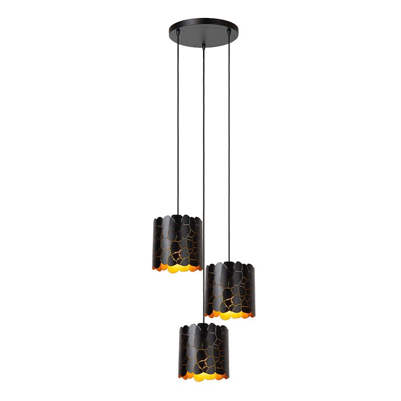 Czarna lampa wisząca nowoczesna, Almelo Czarna lampa wisząca nowoczesna, Almelo