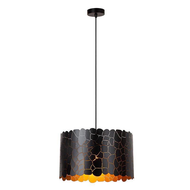 Czarna lampa wisząca nowoczesna, Almelo Czarna lampa wisząca nowoczesna, Almelo