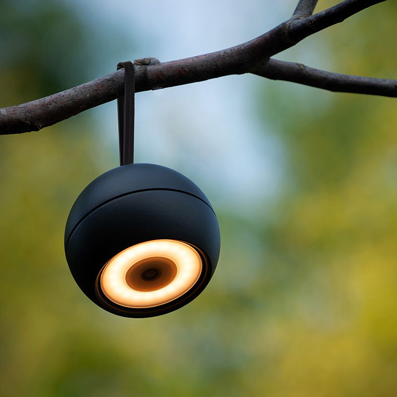 Czarny kinkiet akumulatorowy nowoczesny, Lunex, 2W, 3000K LED, IP54, z przełącznik Czarny kinkiet akumulatorowy nowoczesny, Lunex, 2W, 3000K LED, IP54, z przełącznik