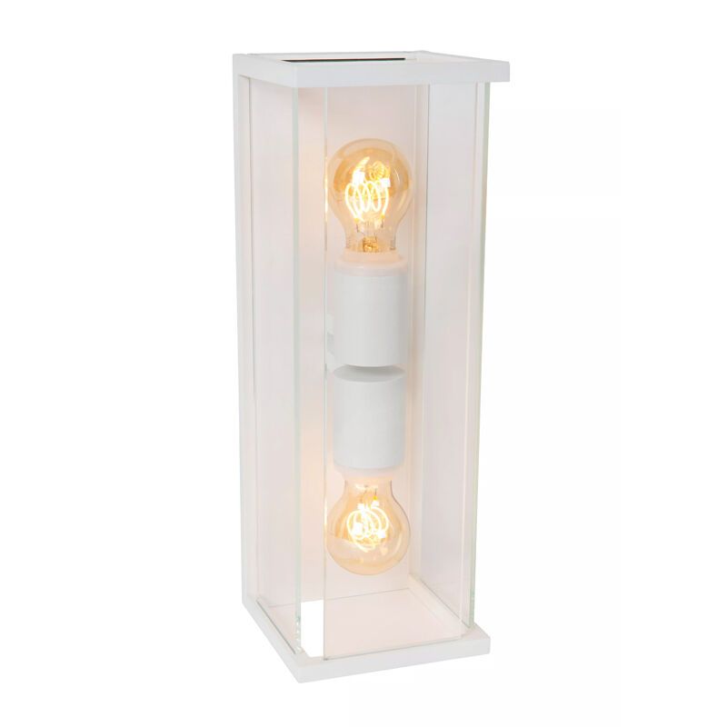 Biała lampa zewnętrzna nowoczesna, Claire, IP54 Biała lampa zewnętrzna nowoczesna, Claire, IP54