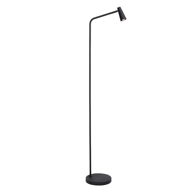 Czarna lampa stojąca akumulatorowa nowoczesna, Stirling, 3W, 2700K LED, z dotykowy ściemniacz Czarna lampa stojąca akumulatorowa nowoczesna, Stirling, 3W, 2700K LED, z dotykowy ściemniacz