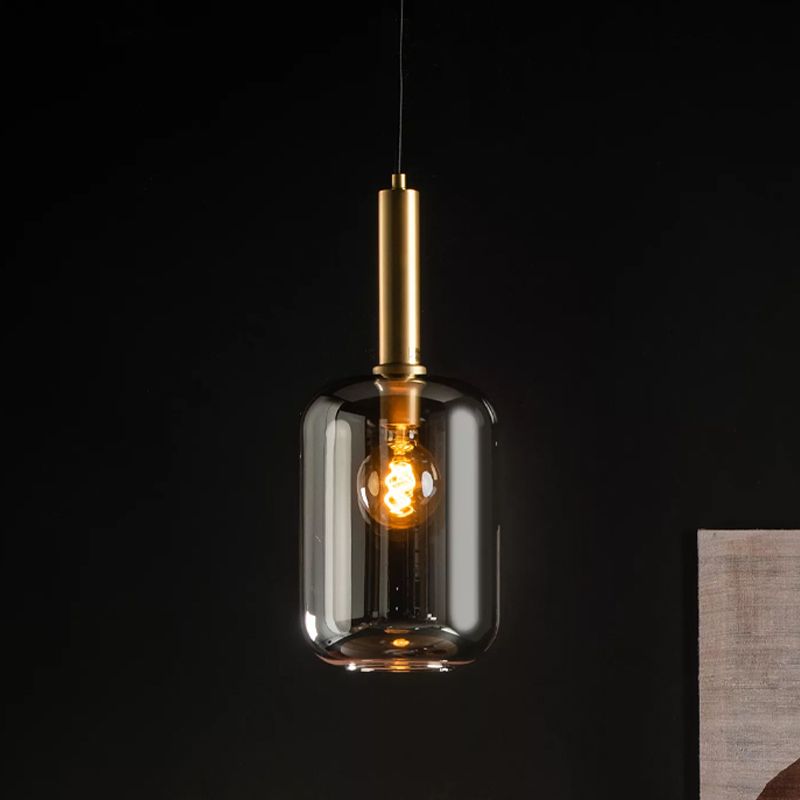 Złota lampa wisząca nowoczesna, Joanet Złota lampa wisząca nowoczesna, Joanet