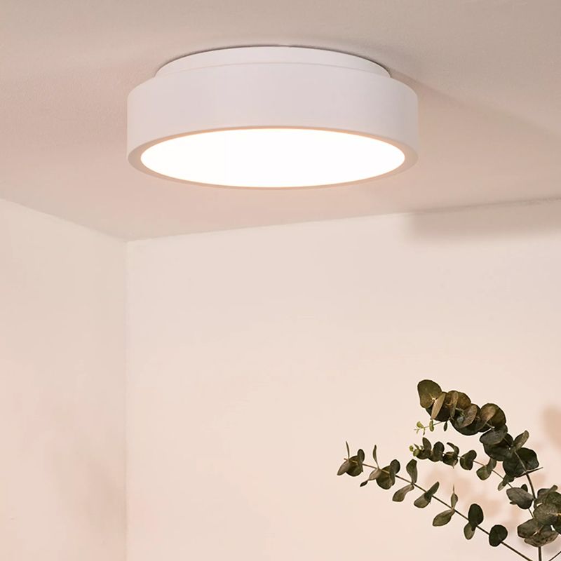Biały plafon sufitowy nowoczesny, Talowe, 20W, 3000K LED Biały plafon sufitowy nowoczesny, Talowe, 20W, 3000K LED