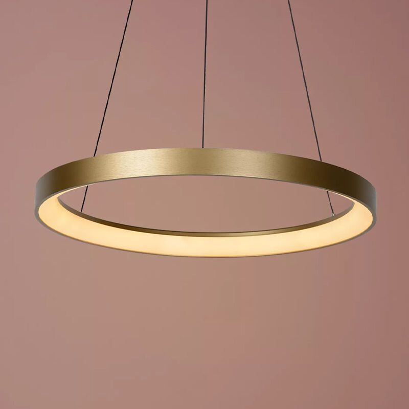 Mosiądz lampa wisząca nowoczesna, Vidal, 48W, 2700K LED