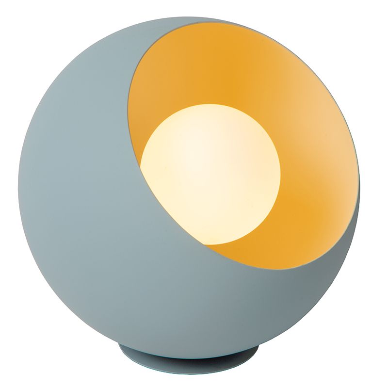 Niebieska lampa stołowa nowoczesna, Doredos, z przełącznik Niebieska lampa stołowa nowoczesna, Doredos, z przełącznik