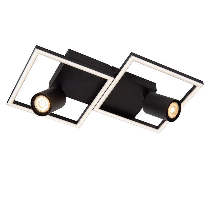 Czarny plafon sufitowy nowoczesny, Arianne Czarny plafon sufitowy nowoczesny, Arianne