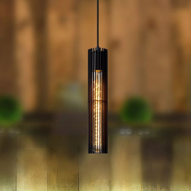 Czarna lampa wisząca nowoczesna, Lionel Czarna lampa wisząca nowoczesna, Lionel