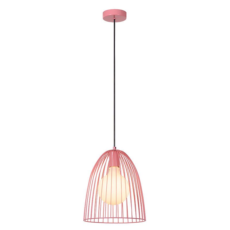 Różowa lampa wisząca dla dzieci metalowa, Macarons Różowa lampa wisząca dla dzieci metalowa, Macarons