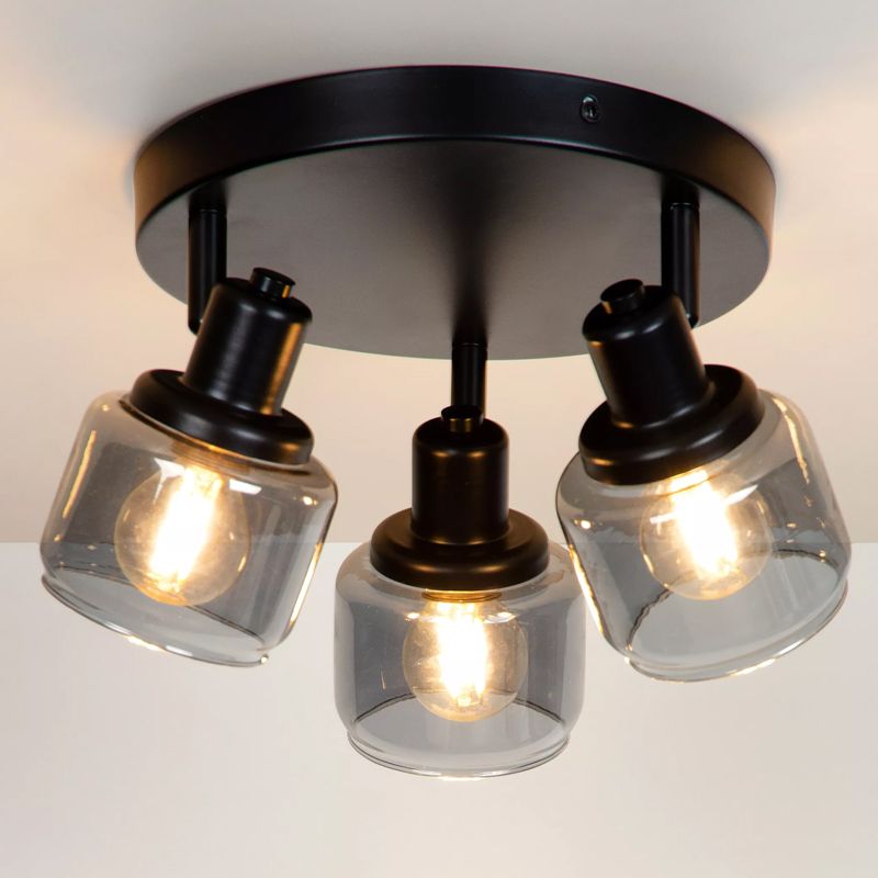 Szary spot sufitowy klasyczny, Bjorn