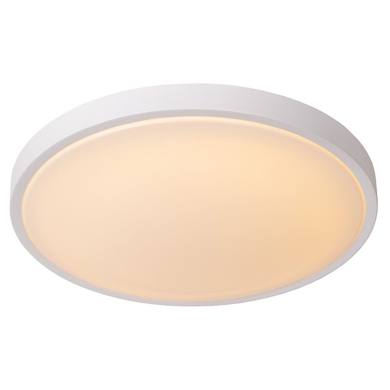 Biała lampa łazienkowa sufitowa nowoczesna, Dasher, 24W, 2700K LED, IP44