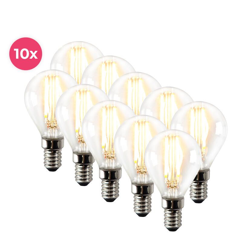 10-pak ściemnialna lampa LED Sorna E14, 2700k, 3,5w 10-pak ściemnialna lampa LED Sorna E14, 2700k, 3,5w
