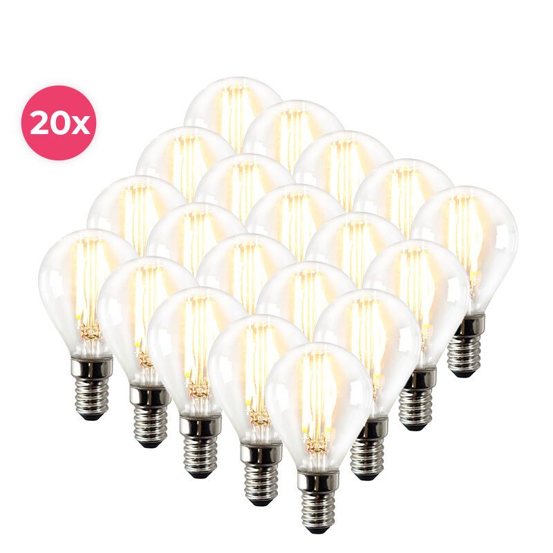 20-pak ściemnialna żarówka LED Sorna E14, 2700k, 3,5w 20-pak ściemnialna żarówka LED Sorna E14, 2700k, 3,5w
