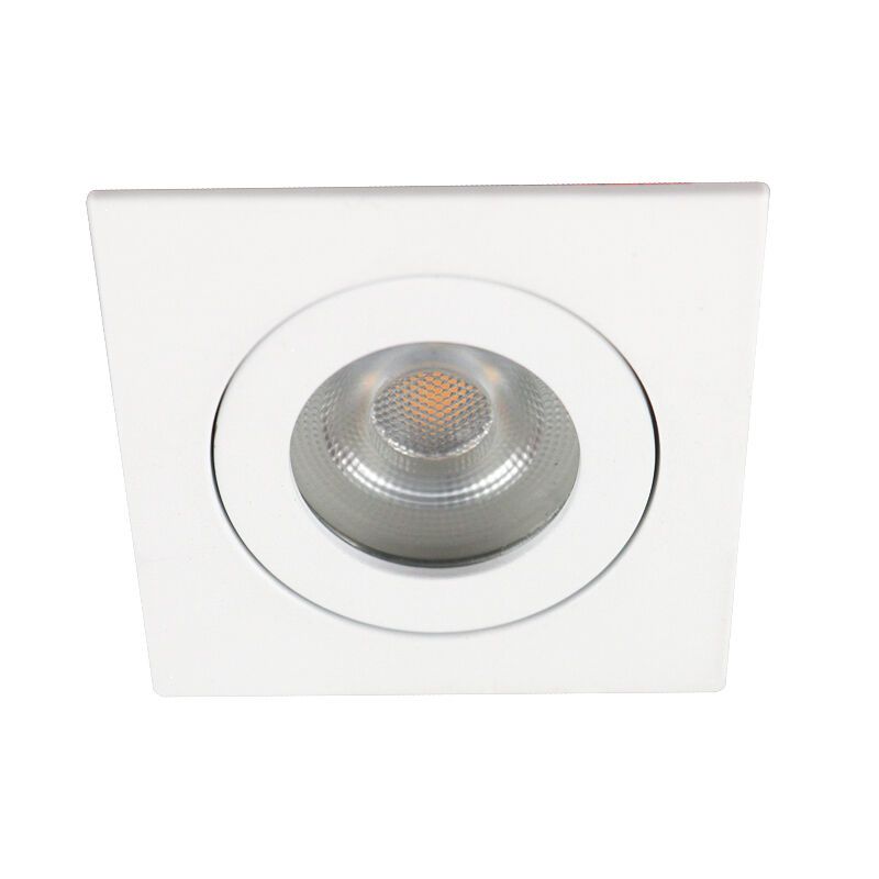 Aluminiowa nowoczesna oprawa podtynkowa łazienkowa biała, Dorx, IP44 Aluminiowa nowoczesna oprawa podtynkowa łazienkowa biała, Dorx, IP44