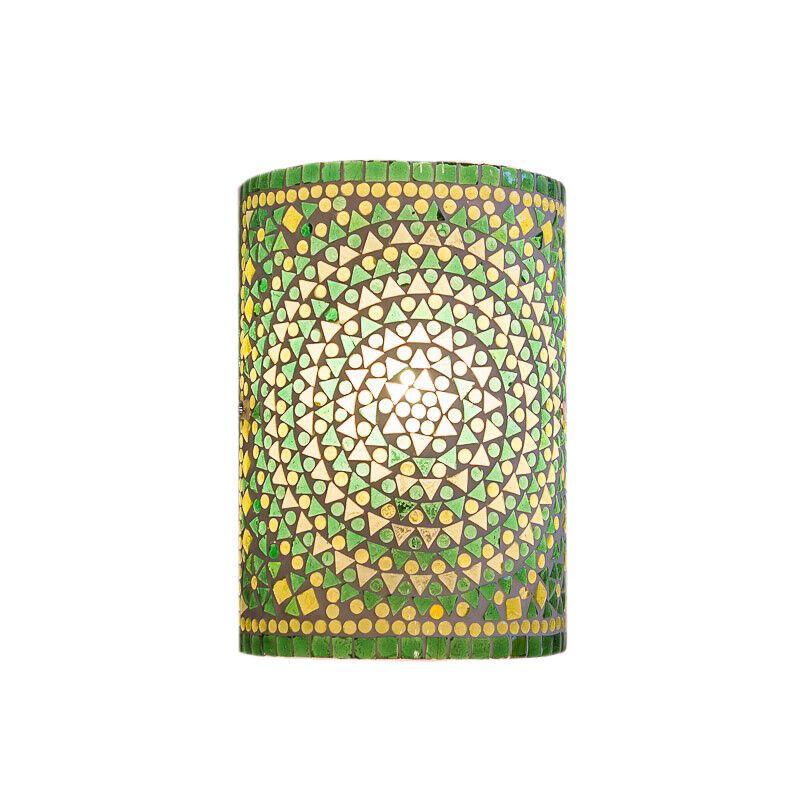 Mozaikowy orientalny kinkiet zielony, Mahdia