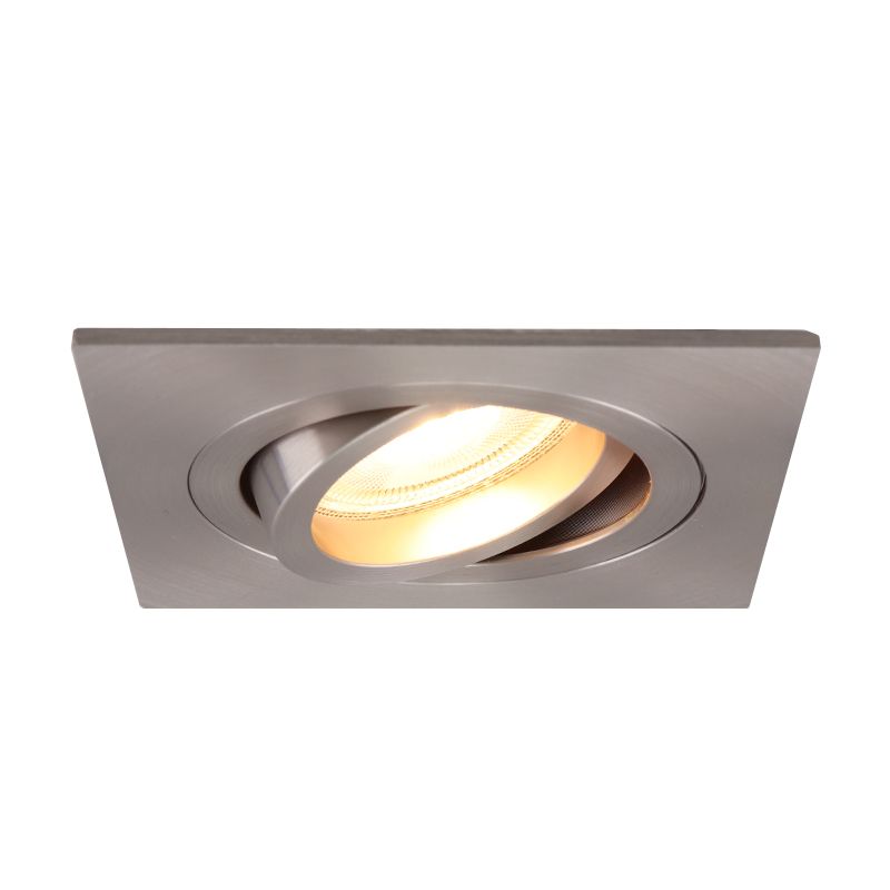 Aluminiowa oprawa sufitowa wpuszczana chromowana, Scott