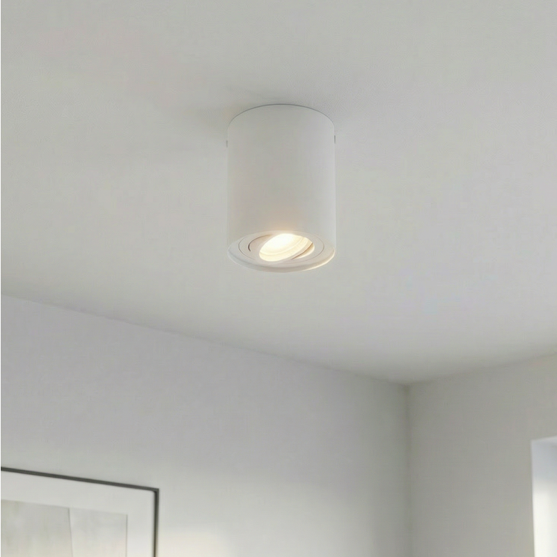 Nowoczesna oprawa natynkowa biała, Onno