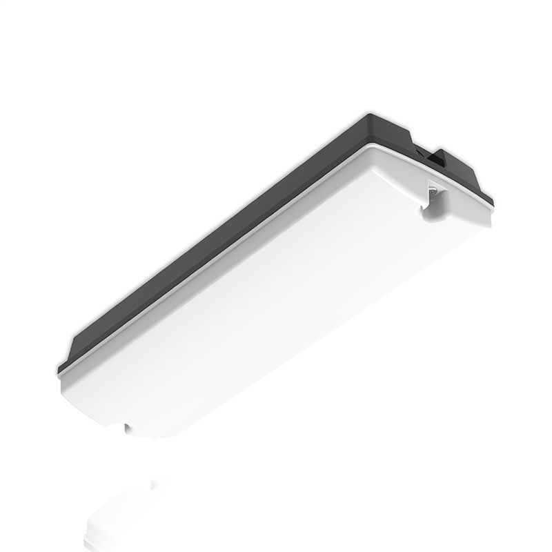 Plastikowy oświetlenie klatki schodowej czarny, Pedram, 3W, 4000K LED, IP66