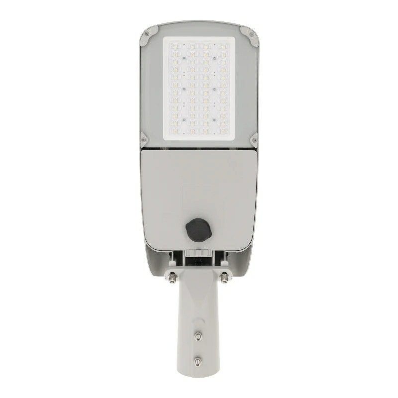 Szara lampa uliczna aluminiowa, Balou, 190W, white switch LED, IP66
