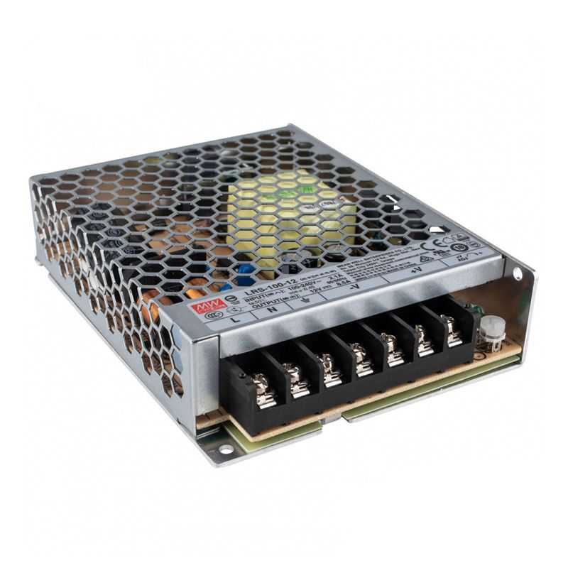 Sterownik LED MeanWell 12V, 100W, IP20 Sterownik LED MeanWell 12V, 100W, IP20