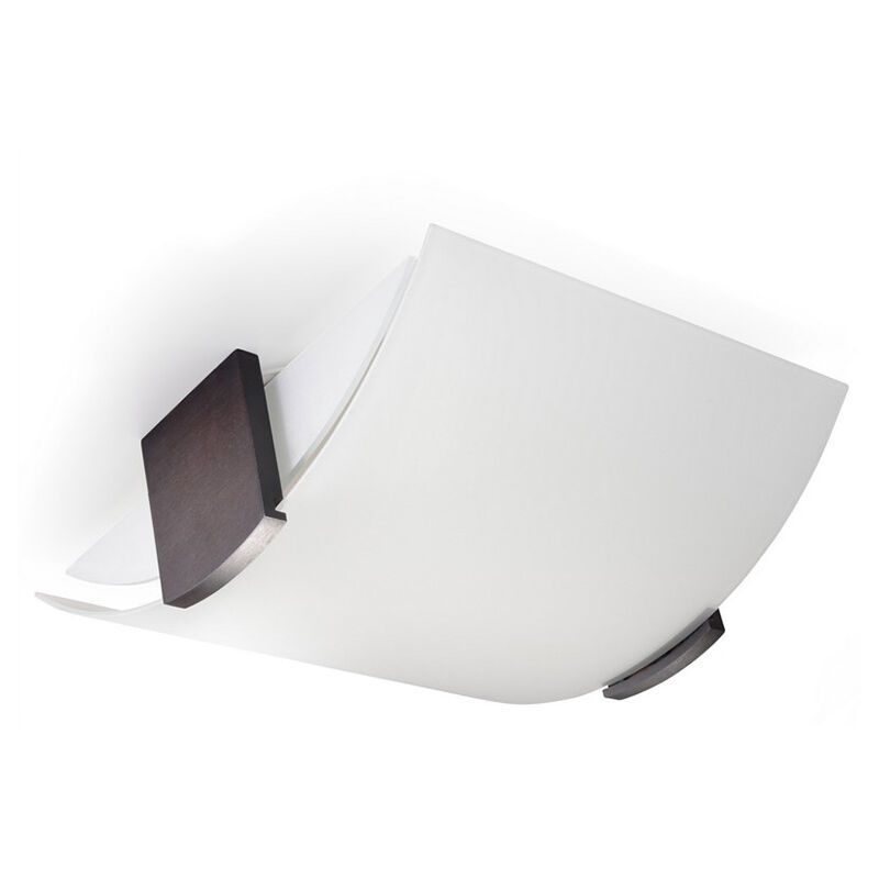 Szklana lampa sufitowa brązowa, Marinus