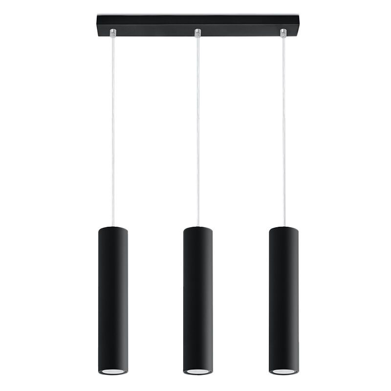 Aluminiowa lampa wisząca czarna, Harley