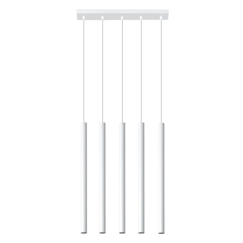 Aluminiowa lampa wisząca biała, Hillary