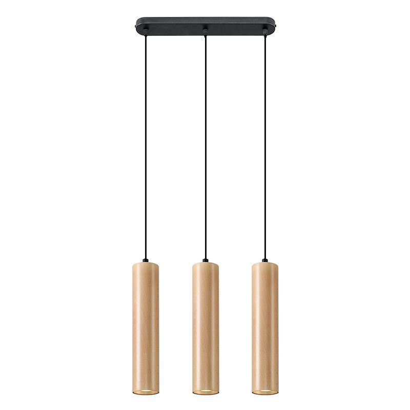 Drewniana lampa wisząca brązowa, Francina Drewniana lampa wisząca brązowa, Francina