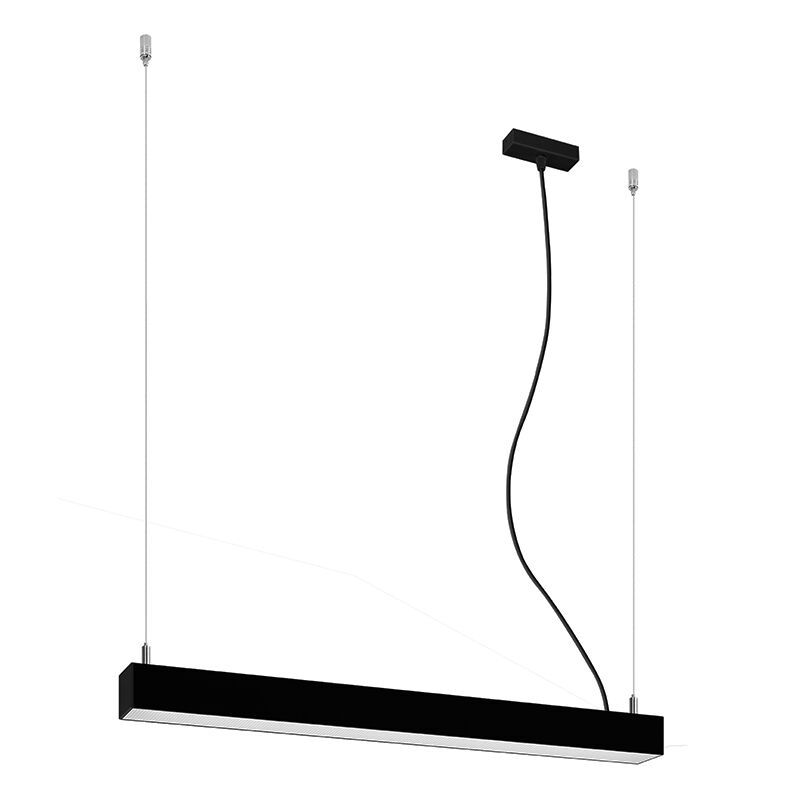 Aluminiowa lampa wisząca czarna, Mascha, 22W, 3000K LED Aluminiowa lampa wisząca czarna, Mascha, 22W, 3000K LED