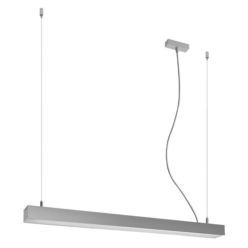 Aluminiowa lampa wisząca szara, Mascha, 31W, 3000K LED Aluminiowa lampa wisząca szara, Mascha, 31W, 3000K LED