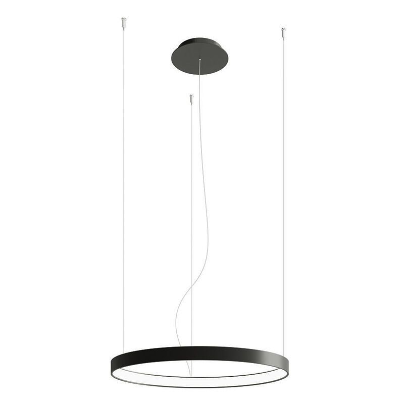 Aluminiowa lampa wisząca czarna, Ringo, 30W, 3000K LED Aluminiowa lampa wisząca czarna, Ringo, 30W, 3000K LED