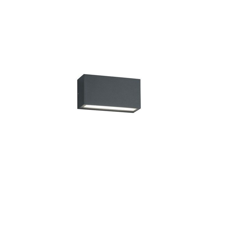 Antracytowa lampa zewnętrzna nowoczesna, Seby, 10W, 3000K LED, IP65 Antracytowa lampa zewnętrzna nowoczesna, Seby, 10W, 3000K LED, IP65